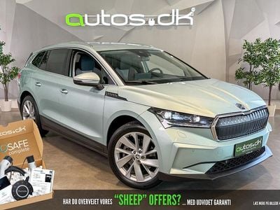 Lysgrønmetal Brugt 2021 Skoda Enyaq iV Lodge SUV | 249.000 kr. (God pris)