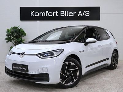 Hvid Brugt 2021 VW ID.3 Pro Performance Hatchback | 188.900 kr. (Fair pris)