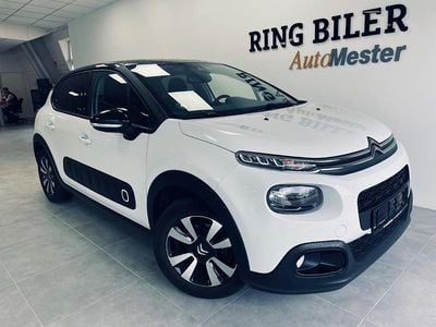 Hvid Brugt 2020 Citroën C3 PureTech Hatchback | 104.800 kr. (Fair pris)