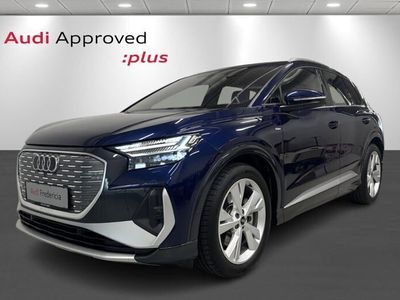 Mørkblåmetal Brugt 2024 Audi Q4 e-tron S-Line SUV | 419.900 kr. (Fair pris)