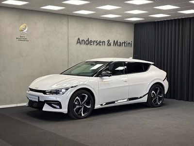 Snow white pearl Brugt 2023 Kia EV6 GT-Line SUV | 389.800 kr.