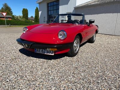 Rød Brugt 1986 Alfa Romeo Spider Cabriolet | 140.000 kr.