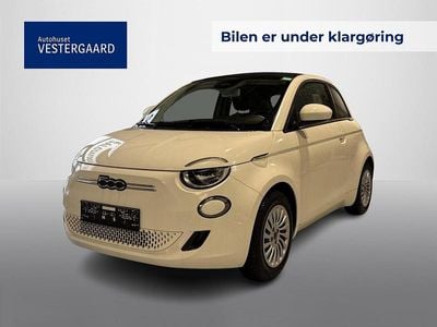Hvid Brugt 2023 Fiat 500e Icon Cabriolet | 164.700 kr. (Lidt for dyr)