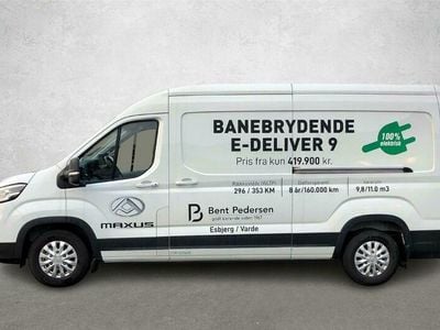 Brugt Maxus eDeliver 9 150 kW (204 HK) 2022 Hvid Van