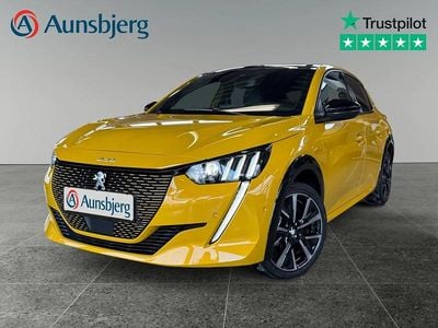 Gul Brugt 2023 Peugeot e-208 GTi Hatchback | 154.500 kr. (Fair pris)