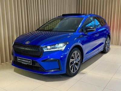 Brugt Skoda Enyaq iV SportLine 150 kW (204 HK) 2021 Blåmetal SUV