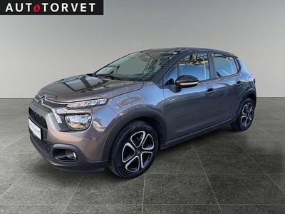 Sølvmetal Brugt 2021 Citroën C3 Feel Hatchback | 74.700 kr. (Super pris)