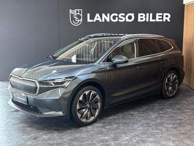 Mørkgrå Brugt 2021 Skoda Enyaq iV Suite SUV | 299.500 kr. (Lidt for dyr)
