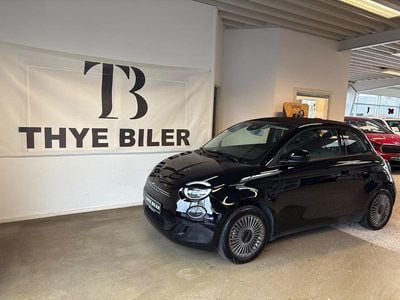 Sort Brugt 2022 Fiat 500e Icon Cabriolet | 124.900 kr. (God pris)