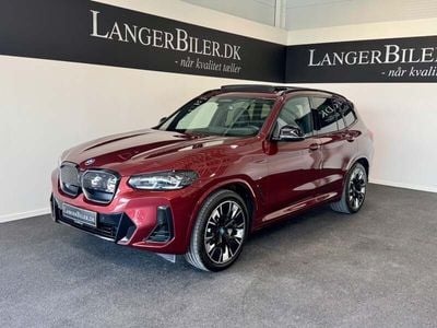 Bordeauxmetal Brugt 2022 BMW iX3 M Sport SUV | 385.500 kr. (Fair pris)