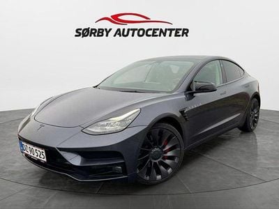 Koksmetal Brugt 2021 Tesla Model 3 Performance Sedan | 245.900 kr. (Lidt for dyr)