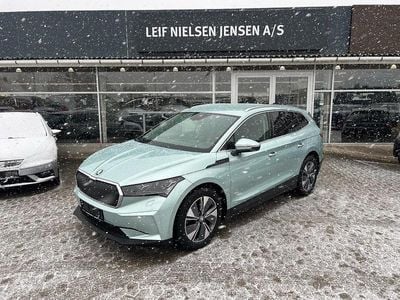 Lysgrønmetal Brugt 2022 Skoda Enyaq iV Lodge SUV | 234.900 kr. (Super pris)