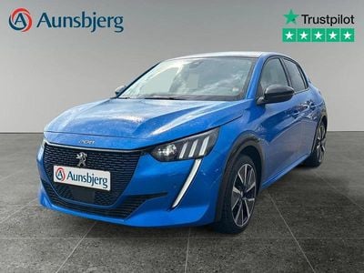Blå met. Brugt 2020 Peugeot e-208 GT Hatchback | 139.500 kr. (Dyr)
