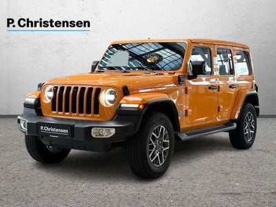 Farve: orange Brugt 2021 Jeep Wrangler Unlimited Sahara SUV | 391.000 kr.