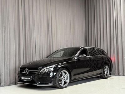 Sortmetal Brugt 2015 Mercedes C220 AMG line Stationcar | 184.900 kr.