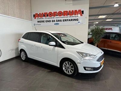 Hvid Brugt 2019 Ford Grand C-Max Titanium MPV | 99.900 kr.