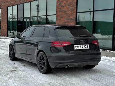 Brugt Audi A3 Sportback S-Line 105 HK (77 kW) 2014 Sort Hatchback