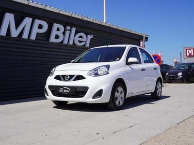 Hvid Brugt 2016 Nissan Micra Acenta Hatchback | 59.900 kr. (Fair pris)