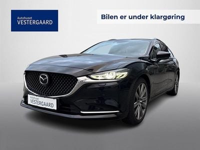 Sort Brugt 2018 Mazda 6 Optimum Stationcar | 199.900 kr. (God pris)
