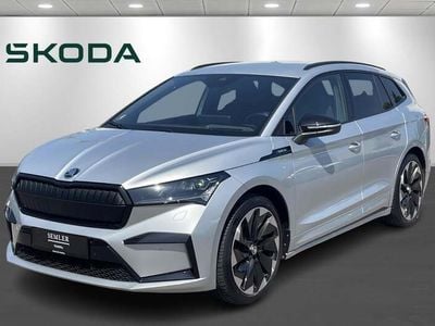 Sølvmetal Brugt 2021 Skoda Enyaq iV SportLine SUV | 229.900 kr. (God pris)