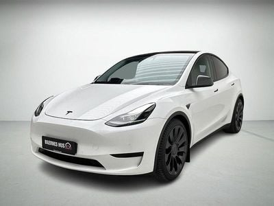 Hvid Brugt 2022 Tesla Model Y Performance SUV | 269.900 kr. (Fair pris)