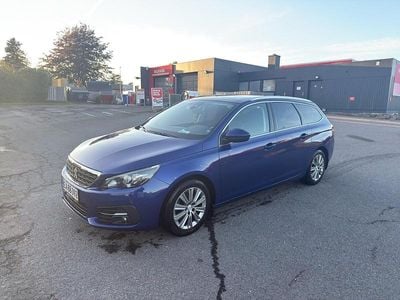 Blå Brugt 2018 Peugeot 308 Allure Stationcar | 55.000 kr. (God pris)
