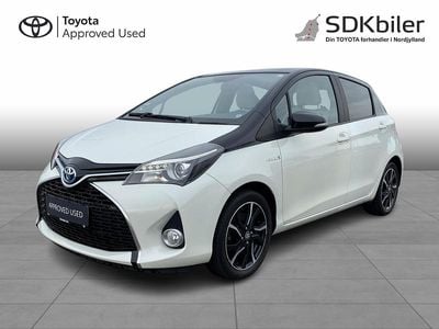 Hvid Brugt 2016 Toyota Yaris Hybrid PURE Hatchback | 109.900 kr. (Lidt for dyr)