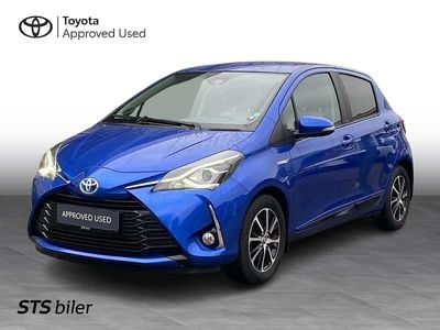 Blåmetal Brugt 2018 Toyota Yaris H3 Hatchback | 114.995 kr. (Dyr)