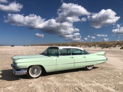 Grøn Brugt 1959 Cadillac Deville | 279.000 kr.