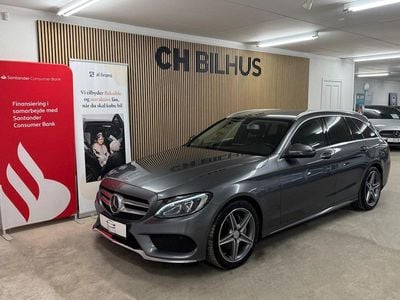 Gråmetal Brugt 2018 Mercedes C220 AMG line Stationcar | 209.500 kr. (God pris)