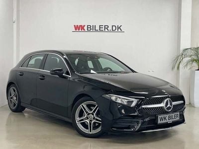 Sortmetal Brugt 2018 Mercedes A180 AMG line Hatchback | 219.800 kr. (Lidt for dyr)