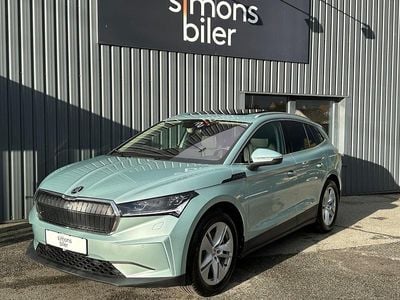 Lysgrønmetal Brugt 2021 Skoda Enyaq iV Suite SUV | 259.900 kr. (God pris)