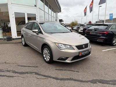 Brugt Seat Leon ST Style 105 HK (77 kW) 2014 Champagnemetal Stationcar