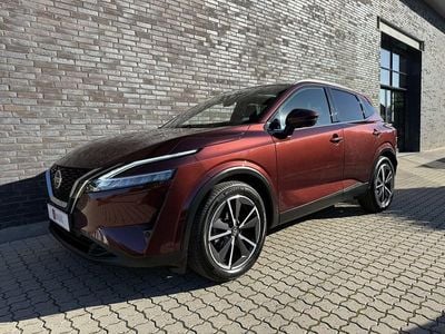 Burgundy Brugt 2021 Nissan Qashqai Tekna+ SUV | 259.900 kr. (Fair pris)