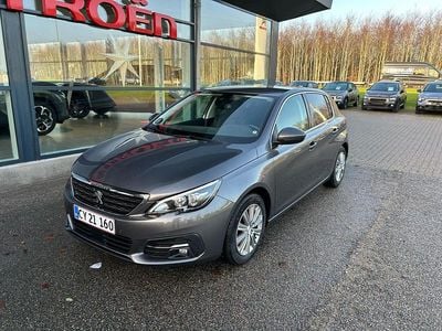 Brugt Peugeot 308 130 HK (95 kW) 2021 Grå platinium met Hatchback