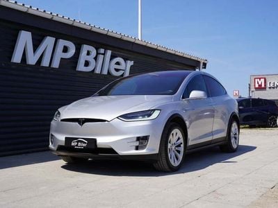 Sølvmetal Brugt 2018 Tesla Model X SUV | 319.900 kr.