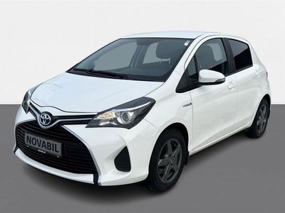 brugt Toyota Yaris Hybrid 1,5 VVT-I Hybrid E-CVT 100HK 5d Aut. A+++