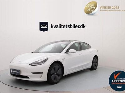 Brugt Tesla Model 3 Long Range AWD 360 kW (490 HK) 2020 Hvidmetal Sedan
