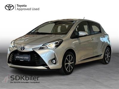 Brugt Toyota Yaris T3 111 HK (81 kW) 2020 Sølvmetal Hatchback