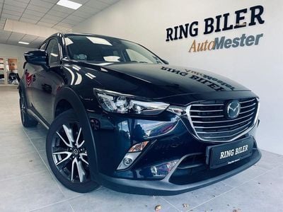 Blåmetal Brugt 2017 Mazda CX-3 Optimum SUV | 134.800 kr. (God pris)