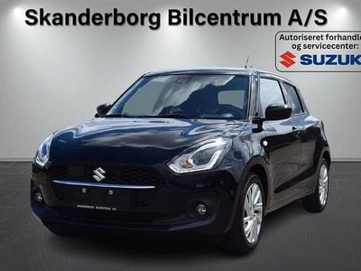 Super black pearl Brugt 2021 Suzuki Swift Action Hatchback | 124.900 kr. (God pris)