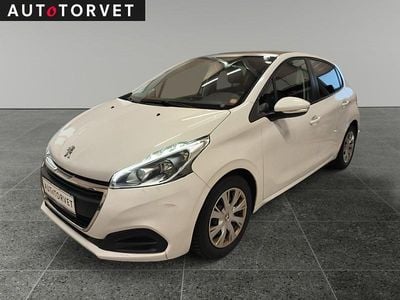 Hvid Brugt 2017 Peugeot 208 Hatchback | 39.700 kr. (Super pris)