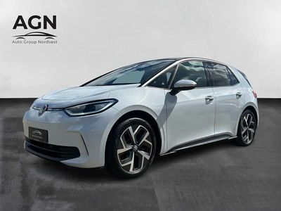 Hvid Brugt 2023 VW ID.3 Pro Performance Hatchback | 219.900 kr. (Lidt for dyr)