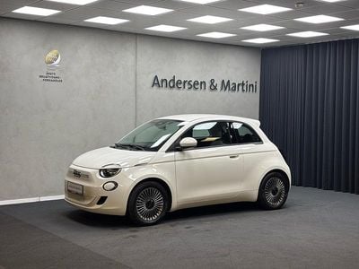 Hvid Brugt 2023 Fiat 500e Icon Hatchback | 123.900 kr. (Fair pris)