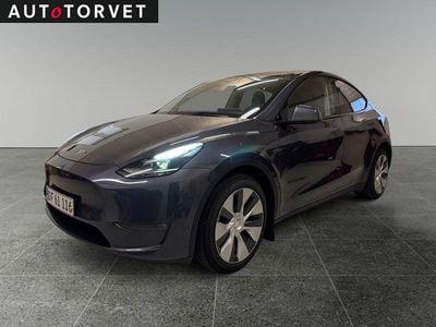 Gråmetal Brugt 2021 Tesla Model Y Long Range AWD SUV | 219.700 kr. (Lidt for dyr)