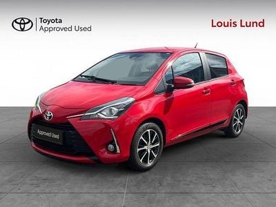 Fire red Brugt 2018 Toyota Yaris T3 Hatchback | 119.900 kr. (Fair pris)