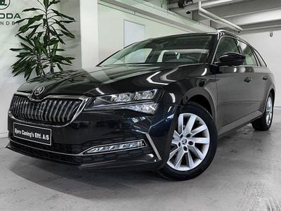 Brugt Skoda Superb 218 HK (160 kW) 2020 Sortmetal Stationcar