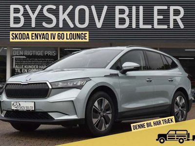Sølvmetal Brugt 2023 Skoda Enyaq iV Lounge SUV | 249.995 kr. (God pris)