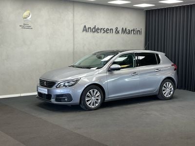 Brugt Peugeot 308 Allure+ 130 HK (95 kW) 2019 Sølv Hatchback