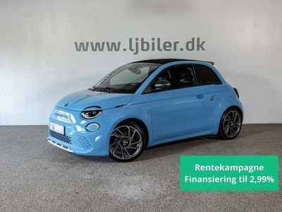 Blå Brugt 2023 Abarth 500e Scorpionissima Hatchback | 229.800 kr.